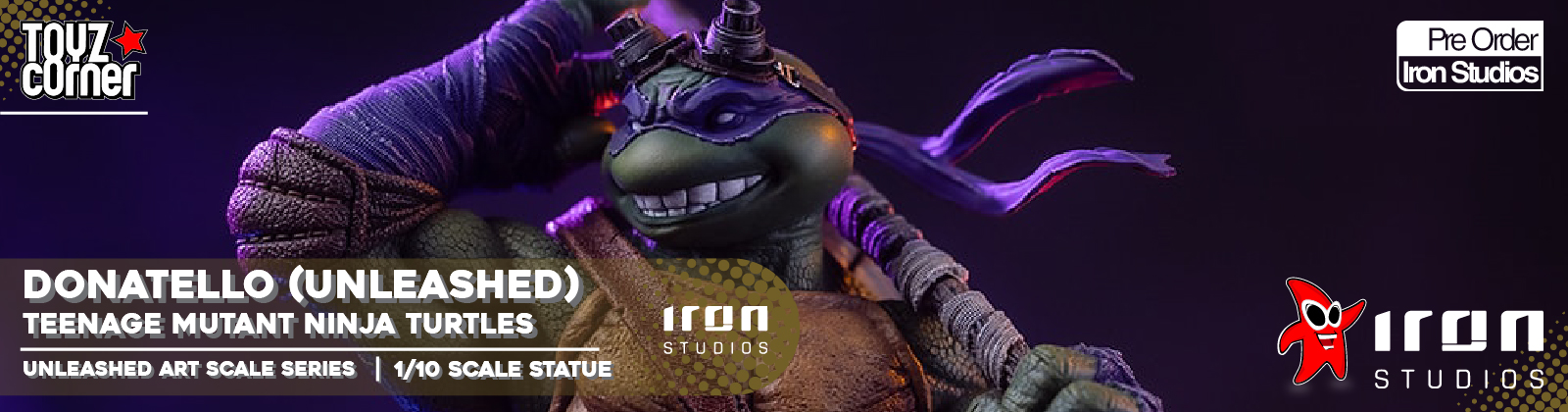 Iron Studios Donatello Unleashed