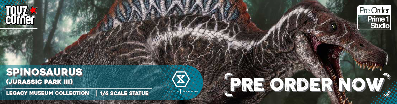 Prime 1 Studio Spinosaurus (Jurassic Park III)