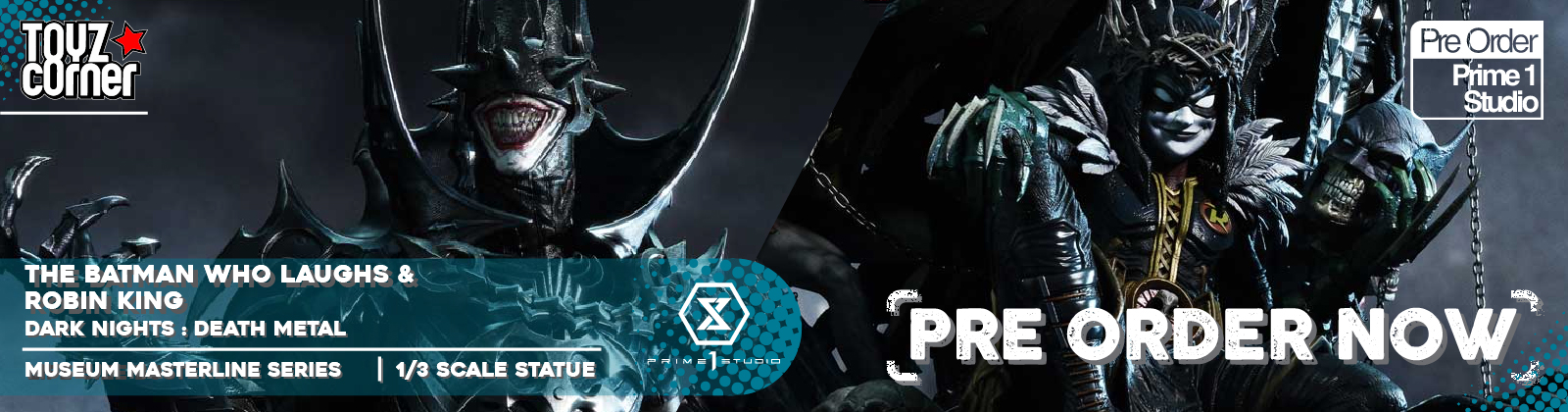 Prime 1 Studio The Batman Who Laughs &amp; Robin King